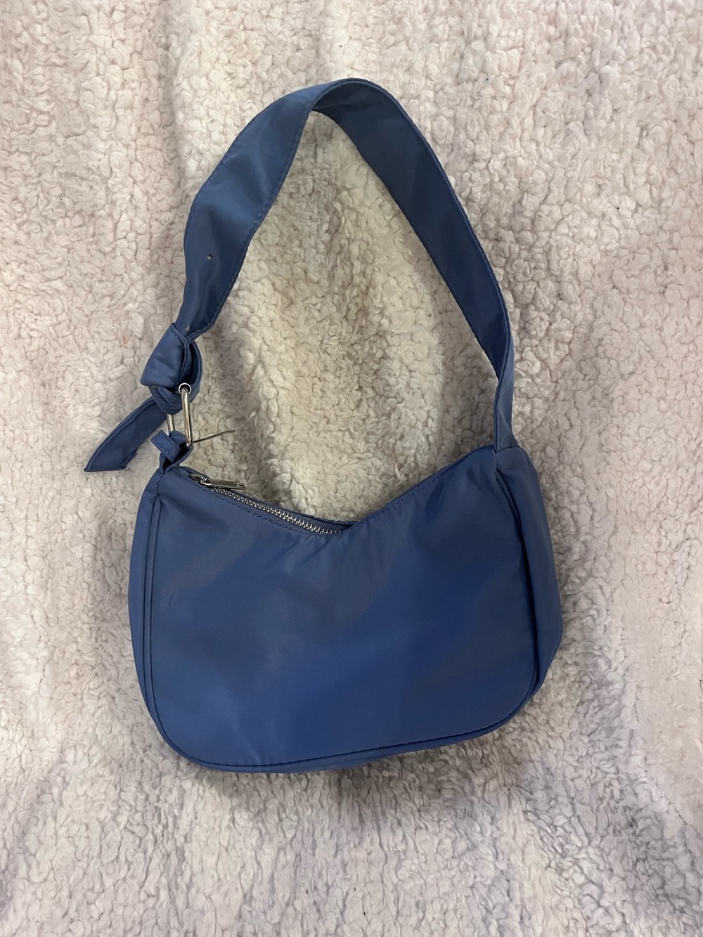 Wild Fable Blue Shoulder Bag Crescent Shaped Adjustable Strap Y2K